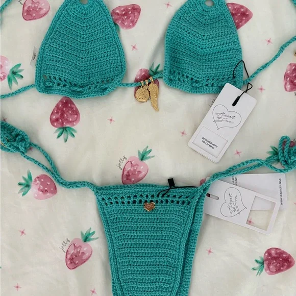 Heart of Sun swimsuit SET!! size small - Picture 4 of 4